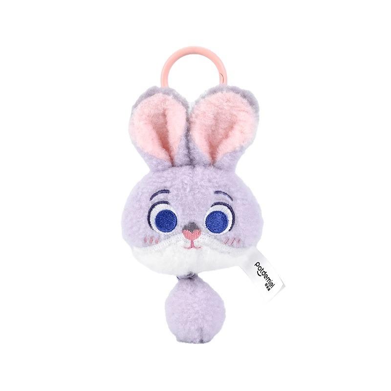 Zootopia Judy Hopps Nick Wilde Clawhauser Plush Keychain Cute Bag Charm Pendant
