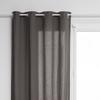 Furnishing Curtain "Anjali" In Cotton 135 X 240 Cm Atmosphera - Anthracite