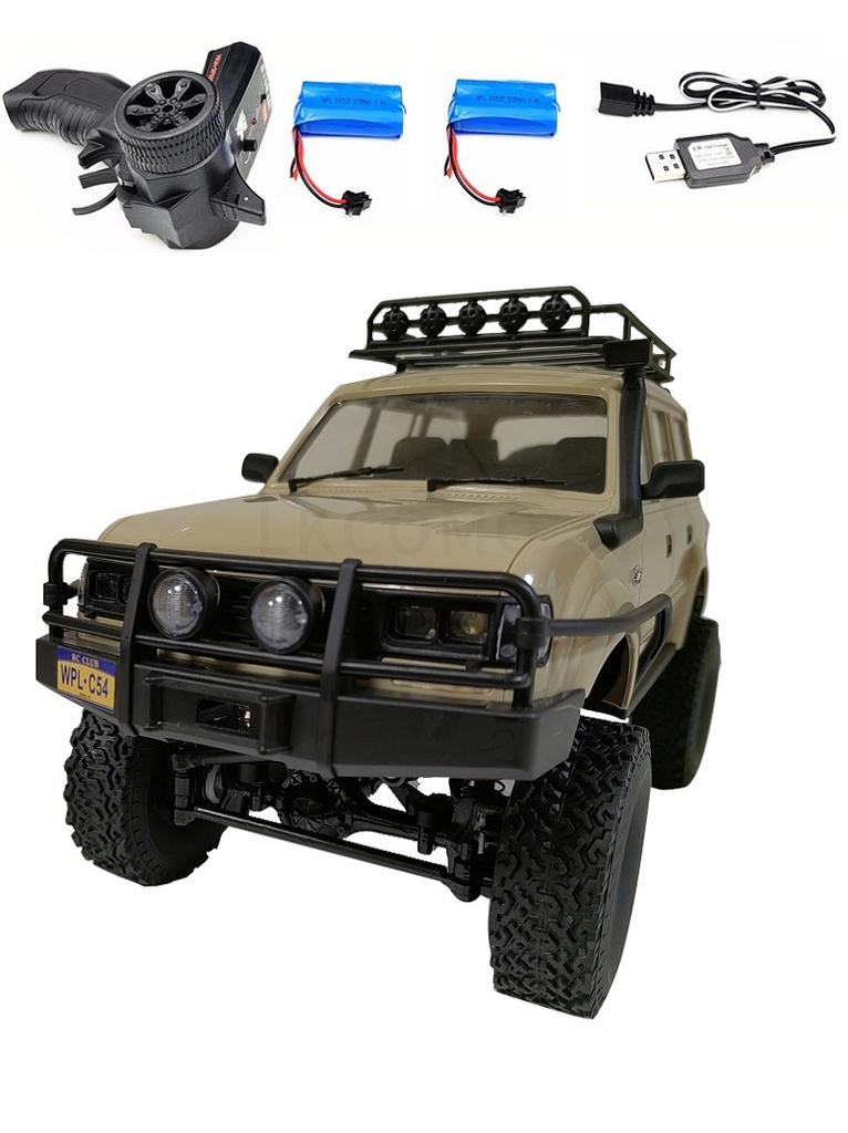 WPL C54-1 4WD 2.4G Внедорожник LC80 Машина на радиоуправлении RC Гусеничный Багги Движущаяся Машина Детские Машинки на Батарейках Подарок для Мальчиков