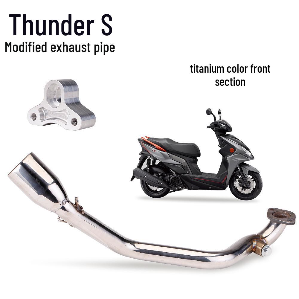 Kymco Thunder S RACING Модификация выхлопной системы: Хвостовая часть прямой посадки для скутеров 17-21 годов
