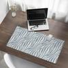 Anti-slip Protective Desk Mat with Zebra Print 90x45 cm