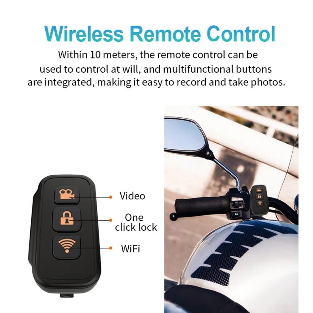 Камера для мотоцикла, видеорегистратор, видеорегистратор, камера для велосипеда, камера для шлема, Wi-Fi, видеорегистратор для мотоцикла, видеорегистратор ночного видения