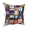 Musicals Collage Pillow Case Printed Home Soft DIY Pillow Cover Broadway Theatre Musicals