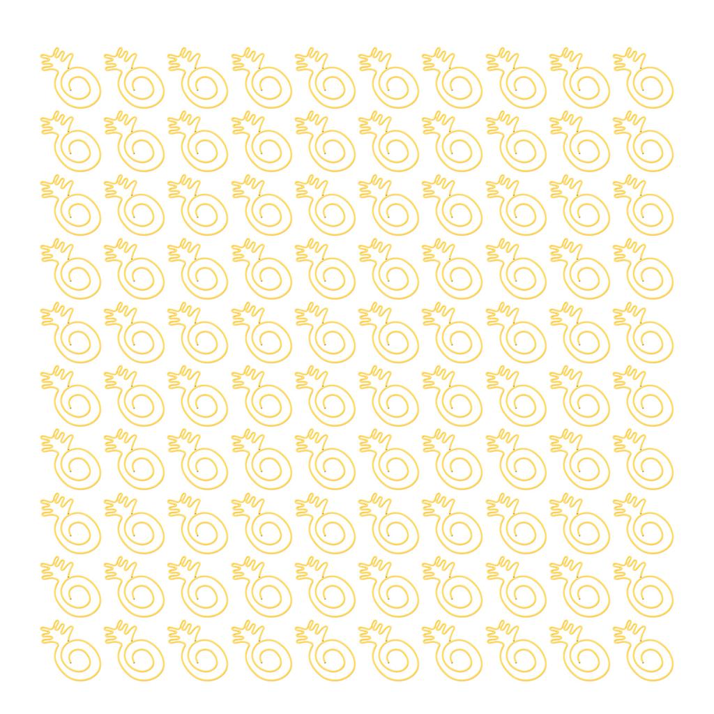 100 шт. золотых скрепок, симпатичные, стильные, прочные, металлические, широко используемые, симпатичные скрепки для школы