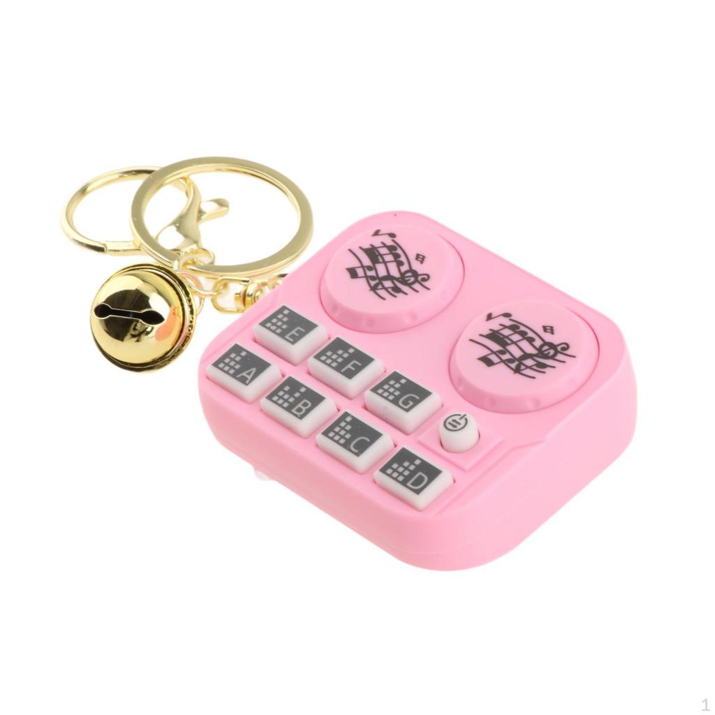 Подвеска для ключей DJ с подсветкой, декоративный музыкальный инструмент для музыки