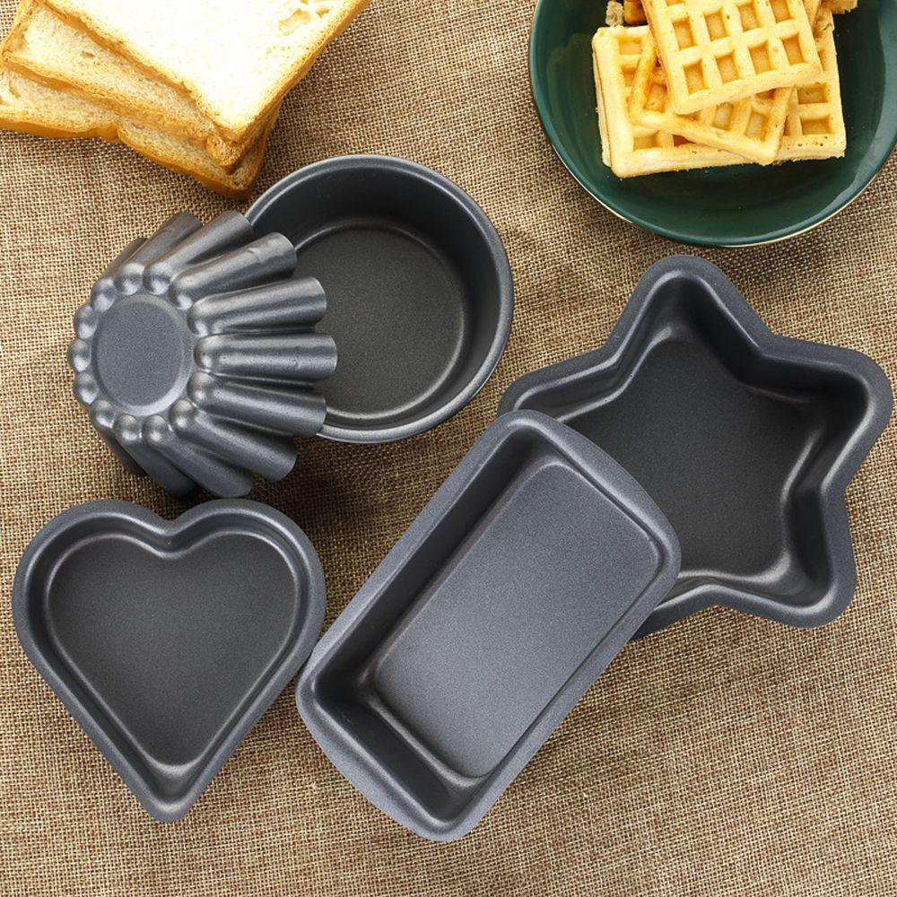 4 Inch Non-stick Carbon Steel CakeTools Bread Pans Toast Mold Baking Pan Cake Tray