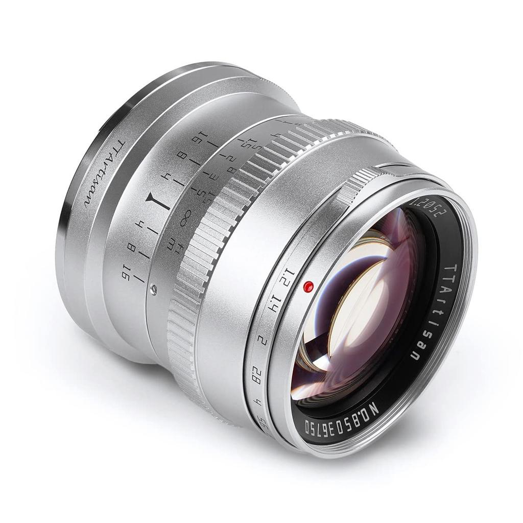 TTArtisan 50mm Prime Lens for Cameras Warranty Sigma Manual Large Bright Compact and Ideal for Nightscapes and Portrait Master Craftsman Optics F1.2