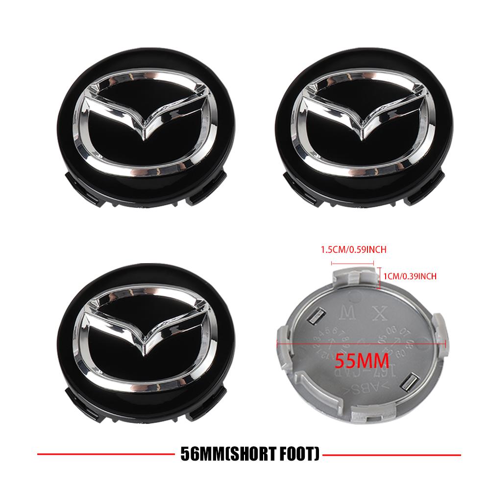 4 шт. 56 мм Колпачок ступицы колеса, эмблема центра колеса для Mazda CX-9 MS Demio MPS Miata RX-7 RX-8 626 BM BL BK GH Skyactiv 323 626 CX-3