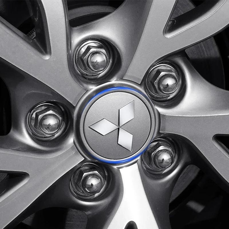 4 шт. 60 мм Колпачки ступицы колеса автомобиля для Mitsubishi Lancer 7 8 I200 Pajero Montero Sport Outlander ASX Mirage Eclipse