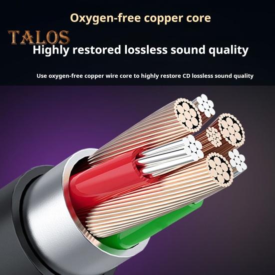 Проводные игровые наушники-вкладыши с шумоподавлением, интеллектуальным управлением проводом, сверхлегкие, эргономичный дизайн, универсальные наушники-вкладыши с высокой четкостью звука