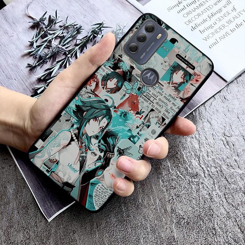 Чехол для телефона Xiao Genshin Impact для Motorola E7 Plus E32 E20 E40 Edge 20 Lite G22 G52 G20 G30 G100 G60 G50 G10 G Pure G Stylus
