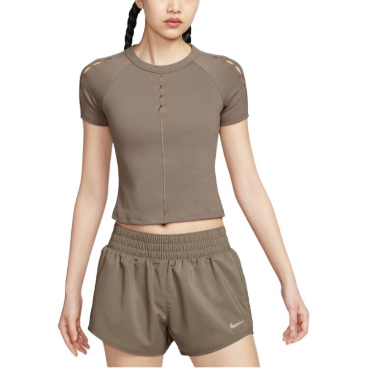 Nike T Shirt Women's Light Umber HQ0249-214
