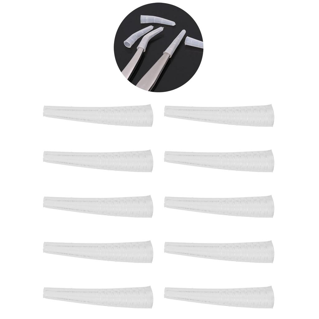 10 шт. Защитные чехлы для пинцетов AntiDust NonSlip для наращивания ресниц Чехол для кончика пинцета