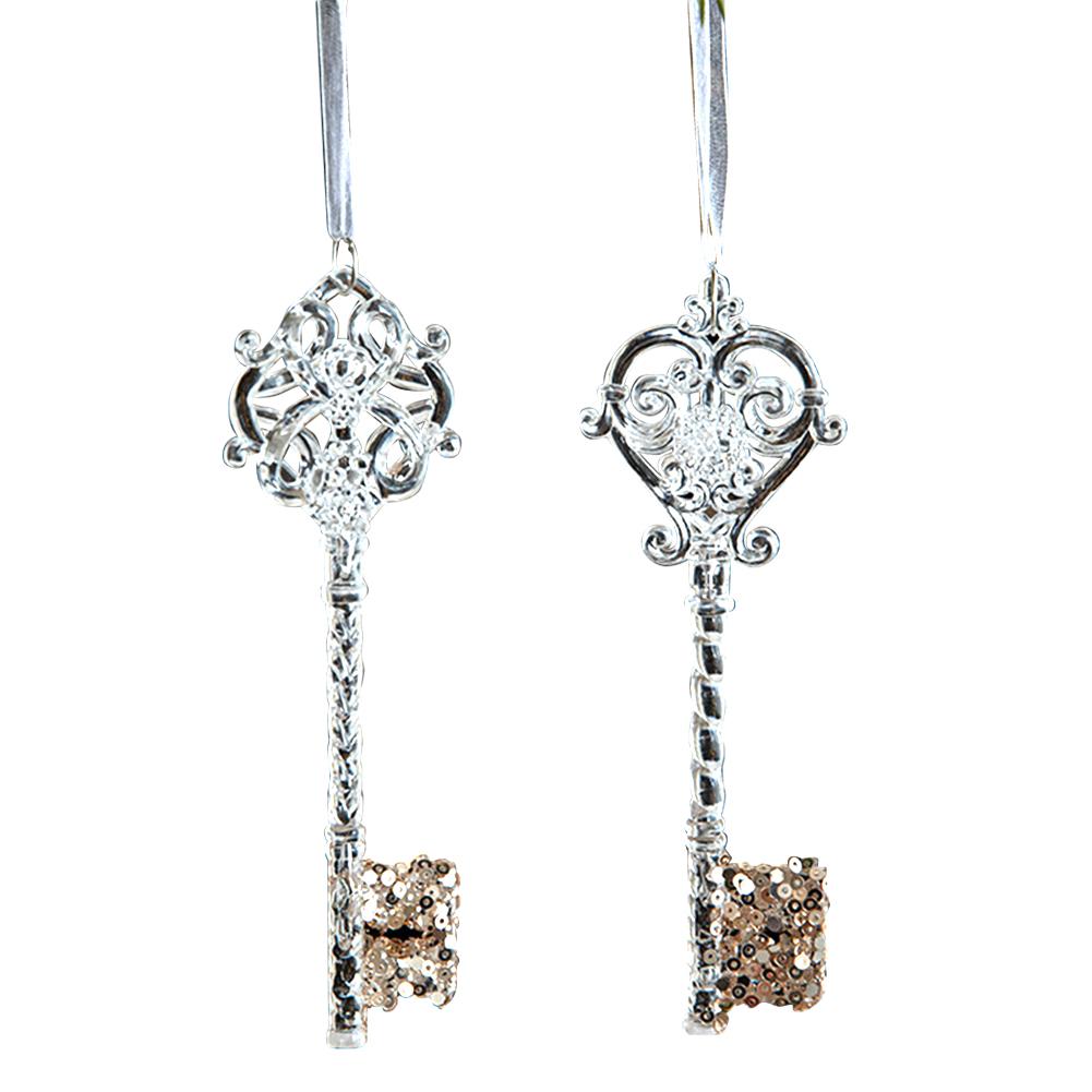 Хрустальное рождественское украшение, подвесное акриловое украшение в виде снежинки, блестки, украшение на праздничную тему, прозрачные зимние принадлежности для декора вечеринки