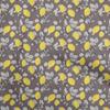Cotton Poplin Dusty Gray Fabric Tropical Leaf Dress Material Fabric Print Fabric By The Yard 42 Inch