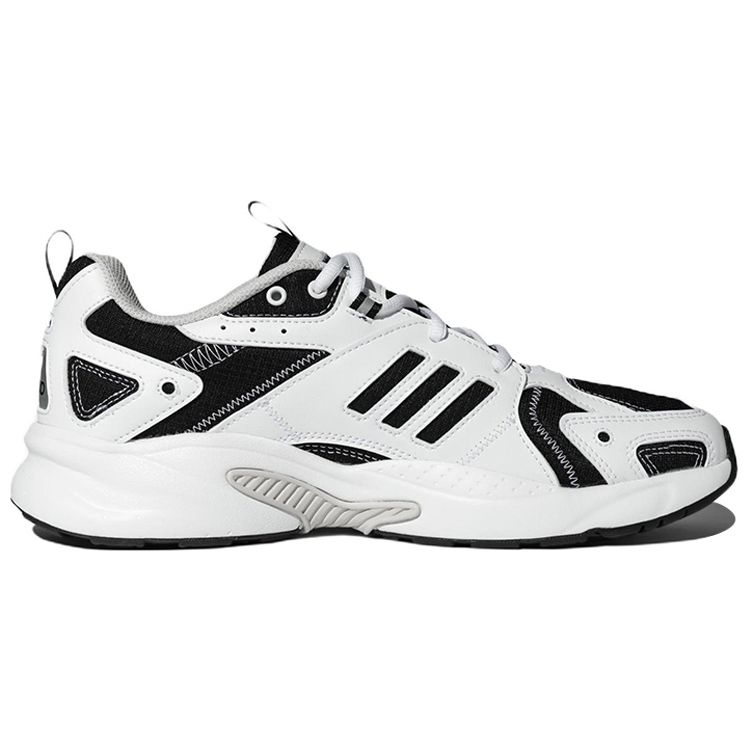 Adidas Neo JZ Runner Fabric Leather Trendy Retro Sports Low-Top Lifestyle Shoes Unisex Sneakers White Black GZ9609