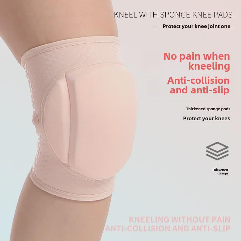 Профессиональные женские наколенники для танца на пилоне из утолщенной губки