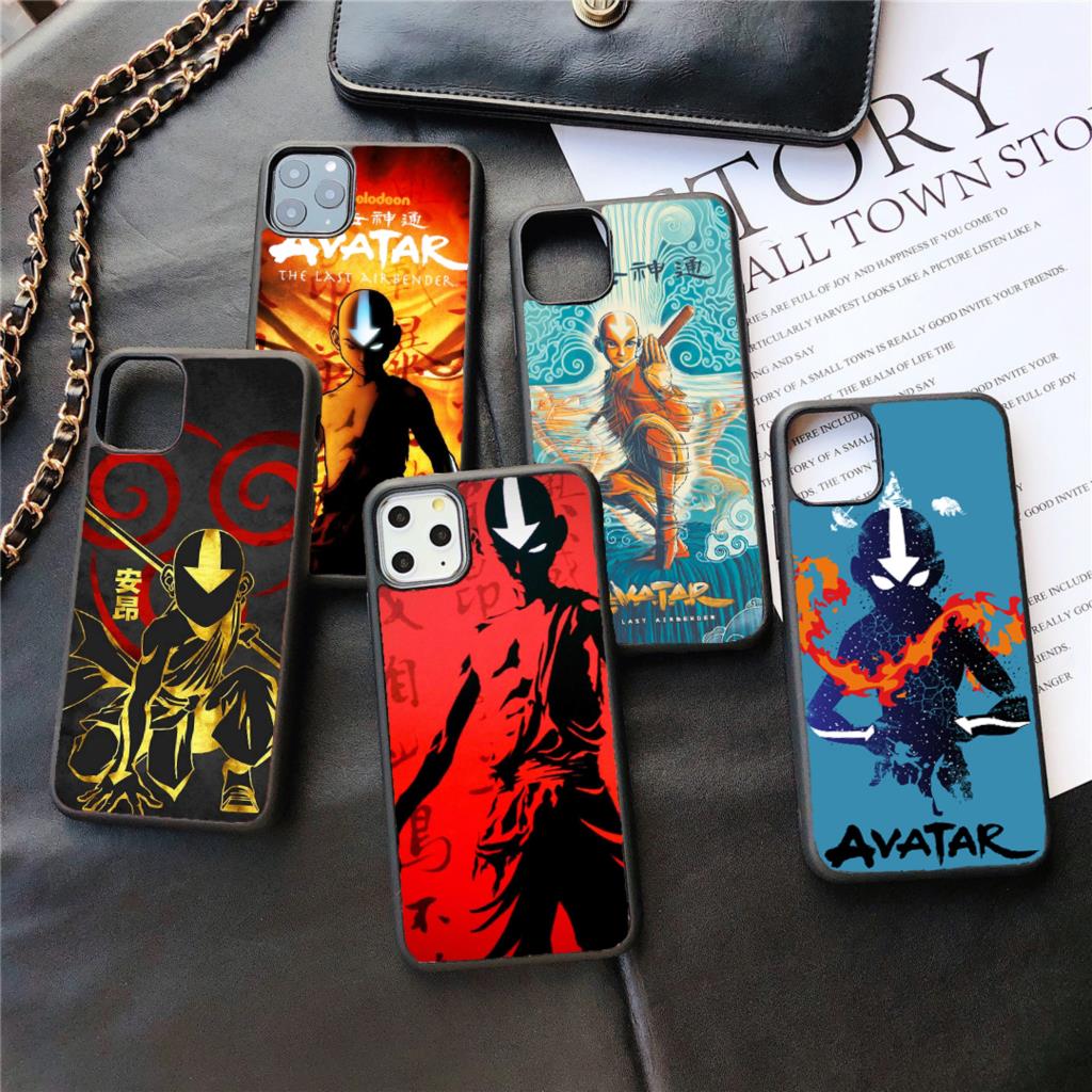 Anime Avatar The Last Airbender Phone Case For Iphone XS 11 12 Mini 13 Pro Max Mobile Shell 6S 7 8 Plus 5 XR 10 SE X Hard Cover