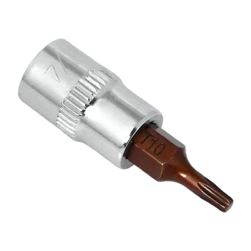 Ratchet Wrench Socket Set 1/4" Hexagonal Drive Screwdriver Bit Repair Hand Tool Socket Wrench Adapter