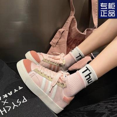 Толстая подошва, подходящая по цвету, универсальная, осень 2024, новые модные маленькие белые туфли, женские, на шнуровке, для спорта и отдыха, для сноубординга