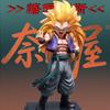 LK Studio Dragon BallZ 2% Gotenks Wukong SSj3  8.66Inch/22cm Can be Move Three heads replaceable PVC Battle Figure hot toys Gift