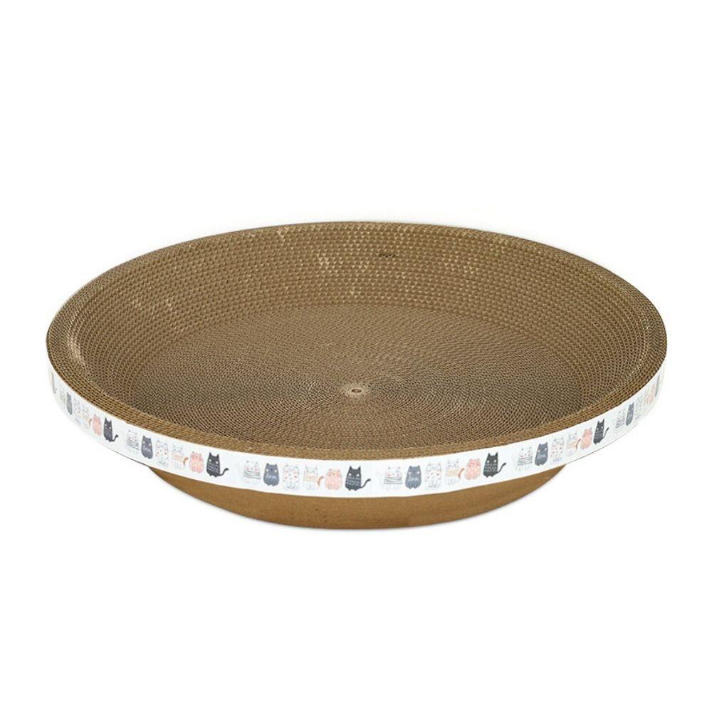 Износостойкая кошачья гофрированная когтеточка круглая когтеточка для кошек защита мебели