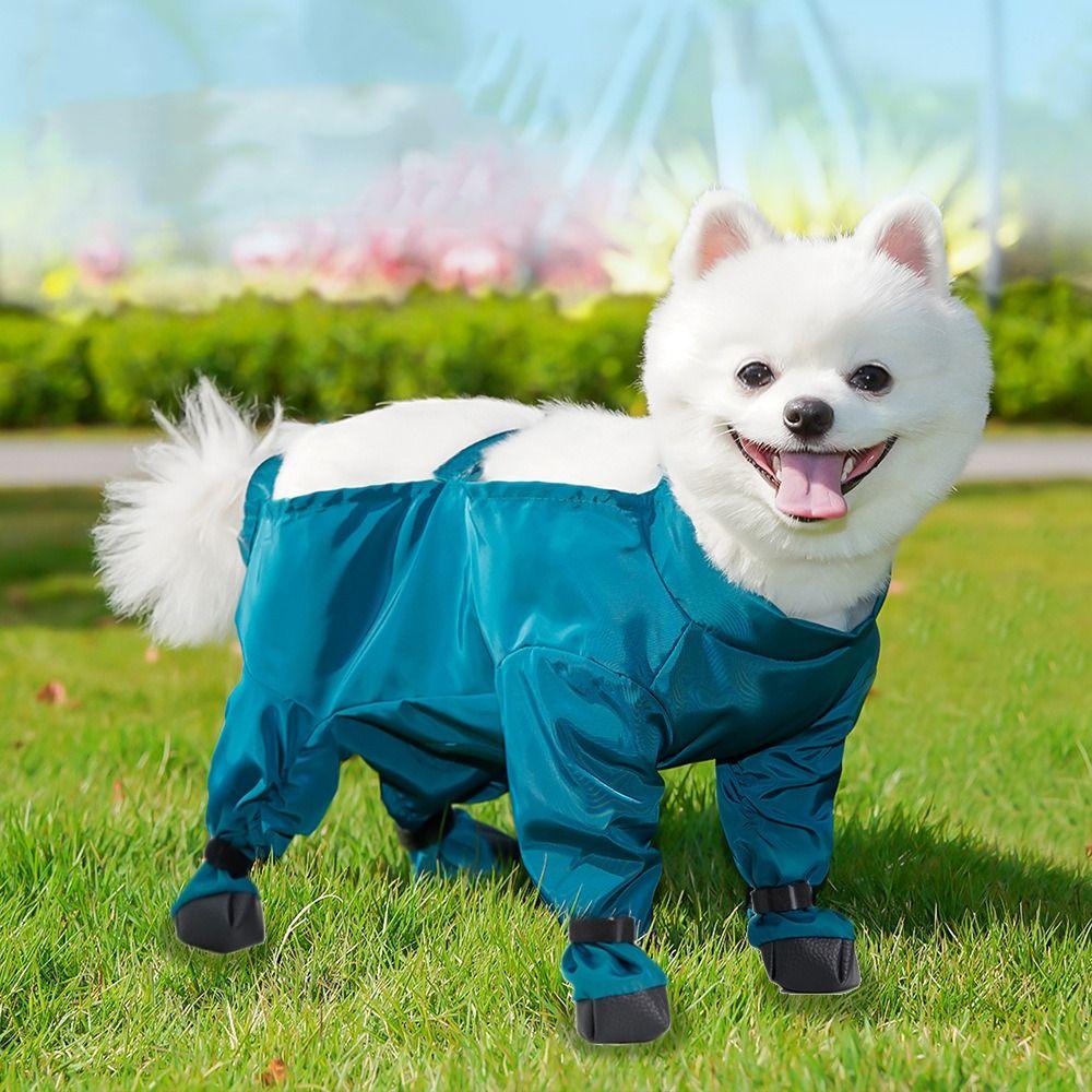 Dirty-Proof Full Coverage Dog Boots Breathable Dog Trousers Foot Cover  for Outdoor Walking Hiking