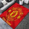 Manchester United F Custom Name Carpet Rug for Living Room Bedroom Home Sofa Decoration,Kids play Non-slip Floor Mat