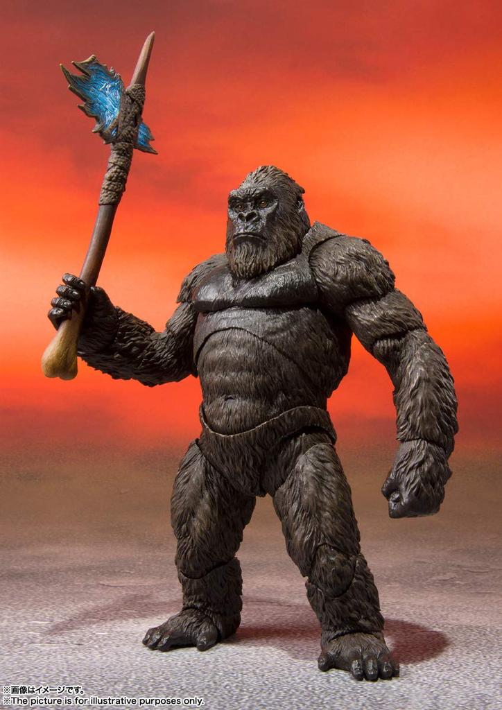 TAMASHII NATIONS Monster Arts KONG FROM GODZILLA KONG 145mm Painted Movable Figure S.H. VS. (2021) Approx. PVC&ABS