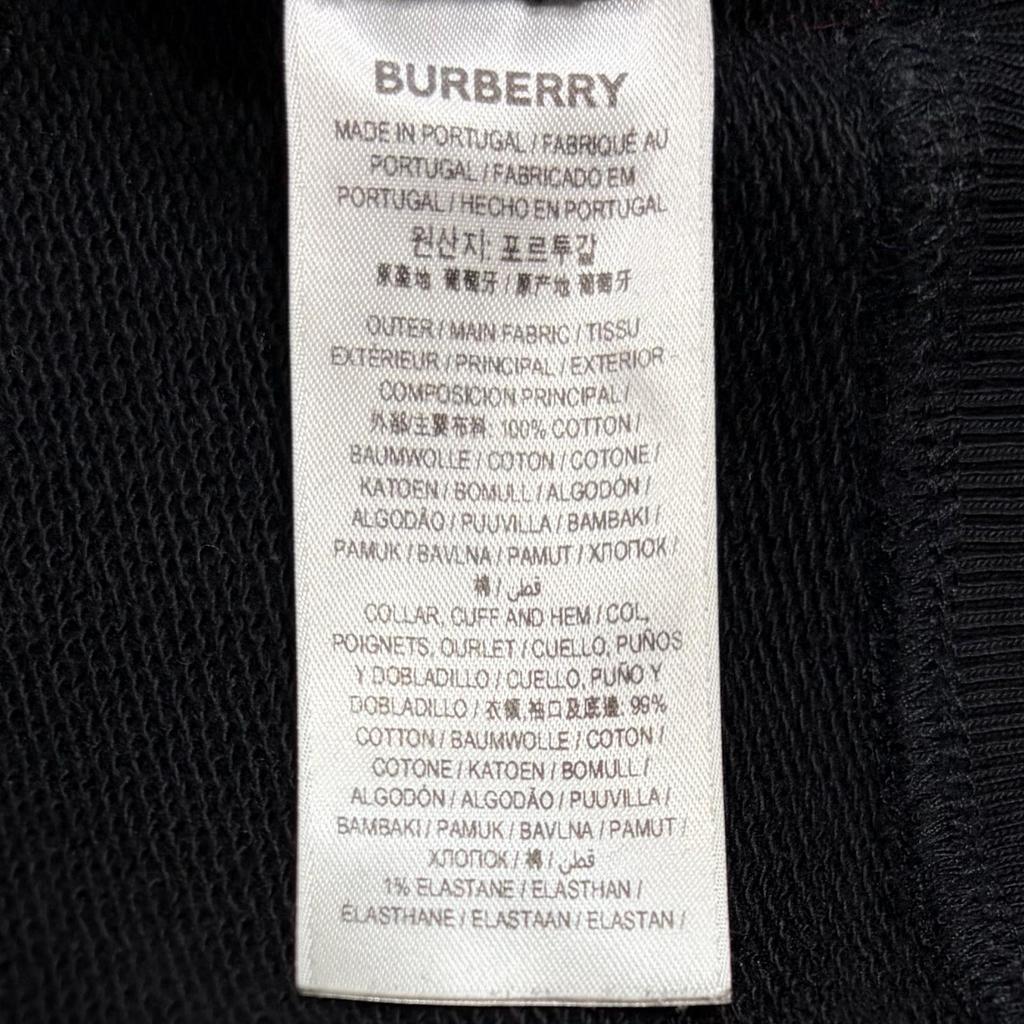 Burberry Худи с капюшоном Черное Мужское Размер S Модель 8057100