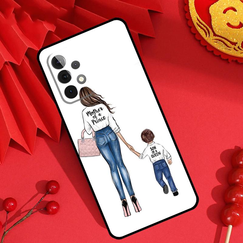 Чехол 'Супер Мама' для Девочки Мальчика Сына Дочери для Samsung Galaxy M55 M35 M15 M11 M12 M13 M14 M06 M16 M36 M56 M31 M53 M32 M52 M34 M54