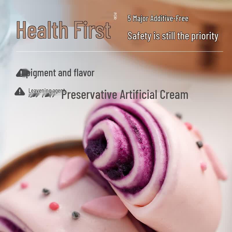 Aike Cute Purple Sweet Potato Rabbit Steamed Buns