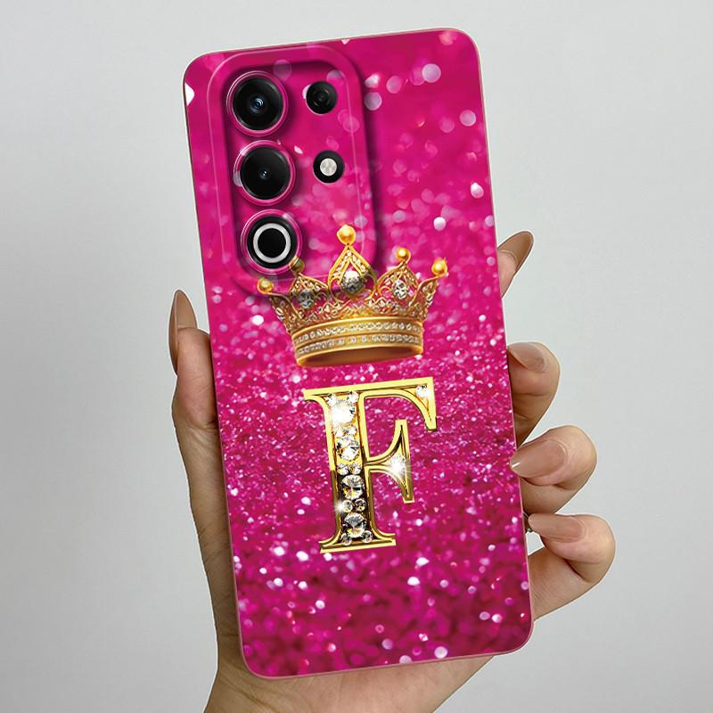 Чехол для itel S25 Ultra S686LN Роскошные Буквы Короны Матовый Мягкий Силикон Защитная Задняя Крышка для ItelS25 S 25 Ultra 5G Fundas