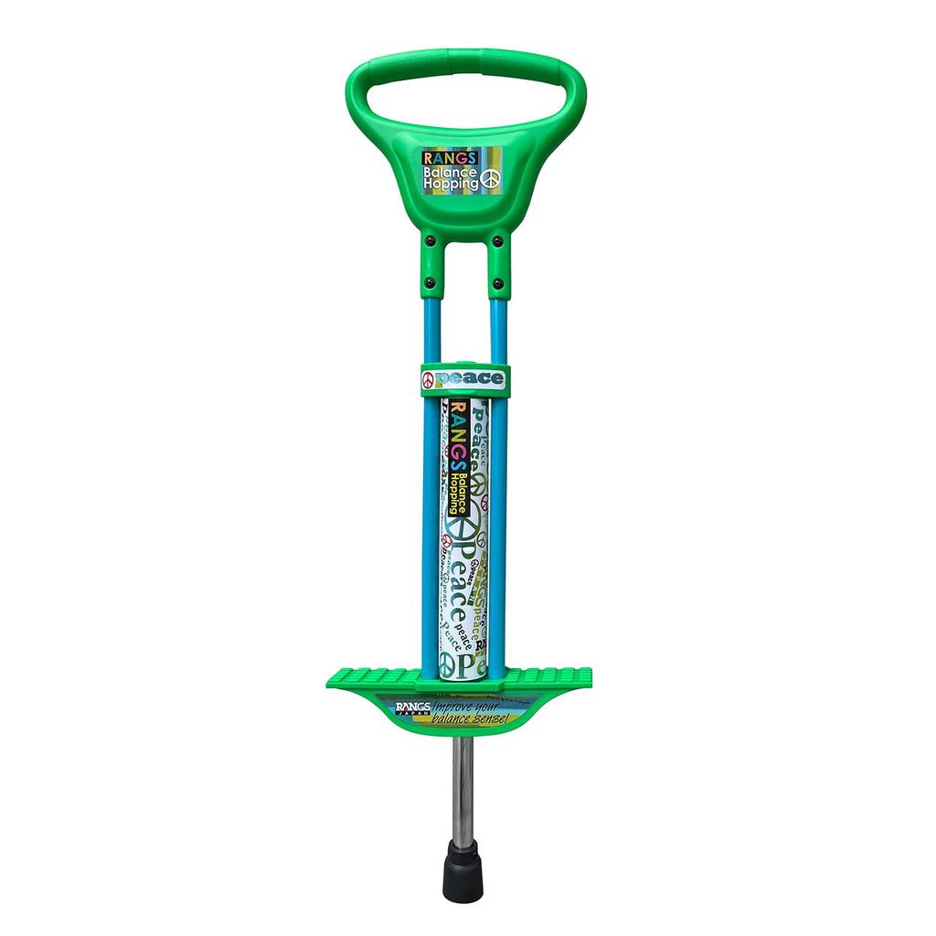RANGS Balance Hopping Peace Ages Weight Capacity 40kg Toy, Green, 5+,
