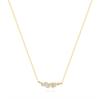 Simple S925 Sterling Silver Geometric Diamond Set Versatile Commuter Accessories Irregular Fashion Collarbone Chain Necklace