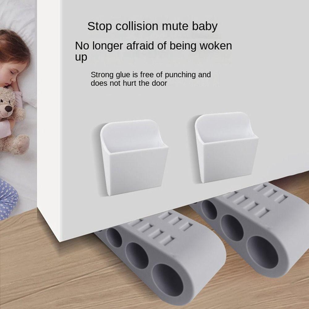 Защитные накладки на стены Клиновые дверные упоры Противоскользящие блоки для предотвращения столкновений Новые дверные упоры Дверь