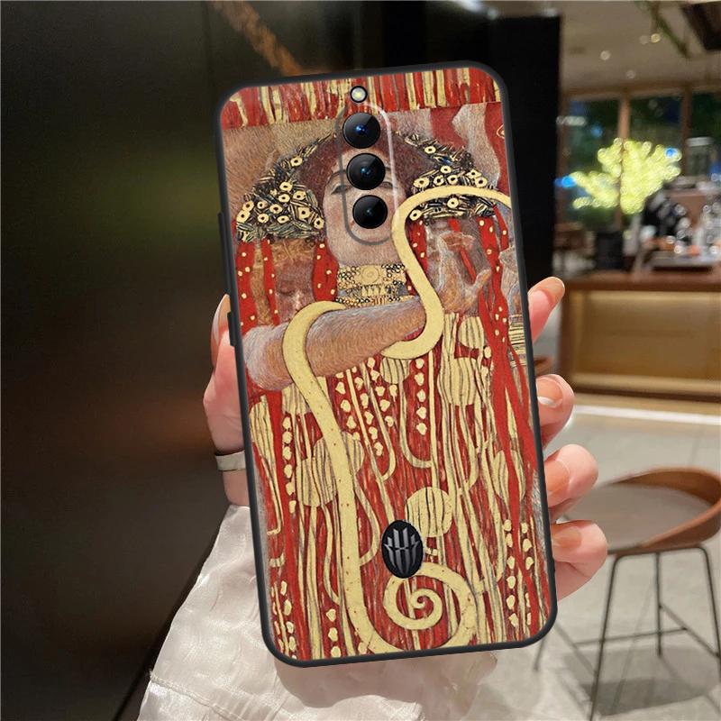 Чехол с картиной Густава Климта «Поцелуй» для ZTE Nubia Red Magic 10S 9S 8S 10 9 8 11 Pro Plus 6 7 6S 7S Для RedMagic 10 Air Чехол