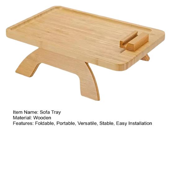Стол с подлокотником для дивана. Складной поднос для подлокотника. Противоскользящий диван-стол с поворотным на 360 градусов держателем телефона для закусок, напитков. Дистанционная экономия места. Чашка для дивана.