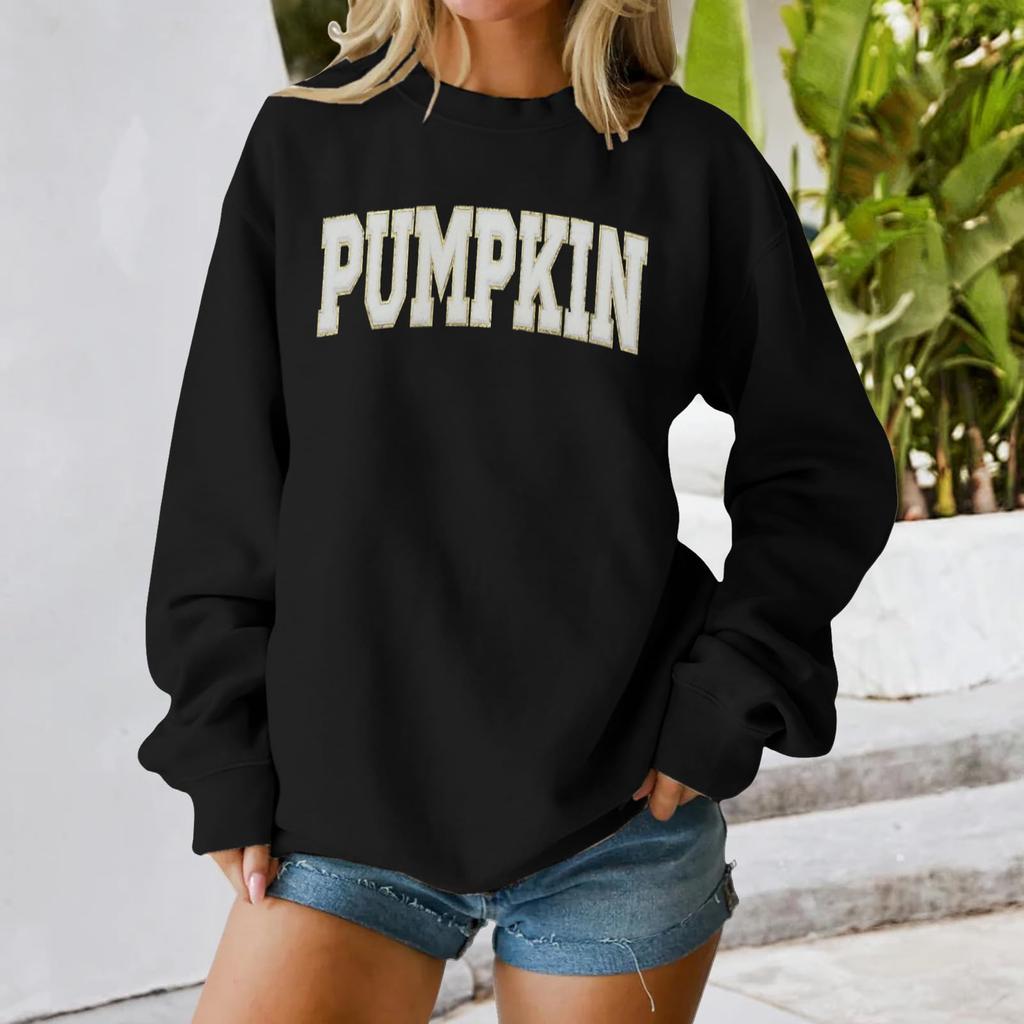 Женские топы с круглым вырезом и принтом из хлопка, повседневная мода, длинный рукав, пуловер, топ, блузка