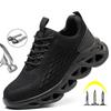 Mesh Work Sneakers Steel Toe Cap Work Safety Boots Comfort Men Boots Anti-puncture Safety Shoes Men Footwear