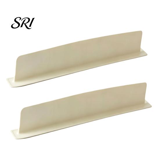 Reusable Splash Guard 2Pcs Sink with Suction Cup Non-slip Water Protector Kitchen Countertop Edge Anti-Splash Shield Board