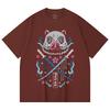 230 Gsm 100% Cotton Demon Slayer V97 Inosuke Print Unisex Heavy Cotton T Shirt