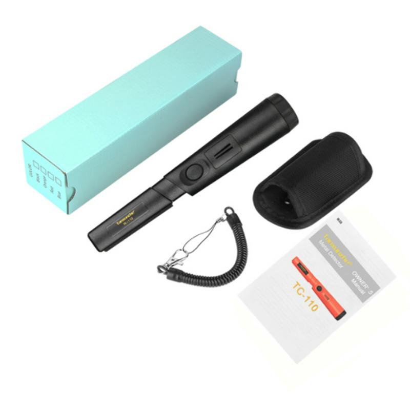Новый портативный металлоискатель TC-110 Pinpoint GP, портативный 360-градусный позиционирующий стержневой детектор, водонепроницаемый браслет-указатель IP68