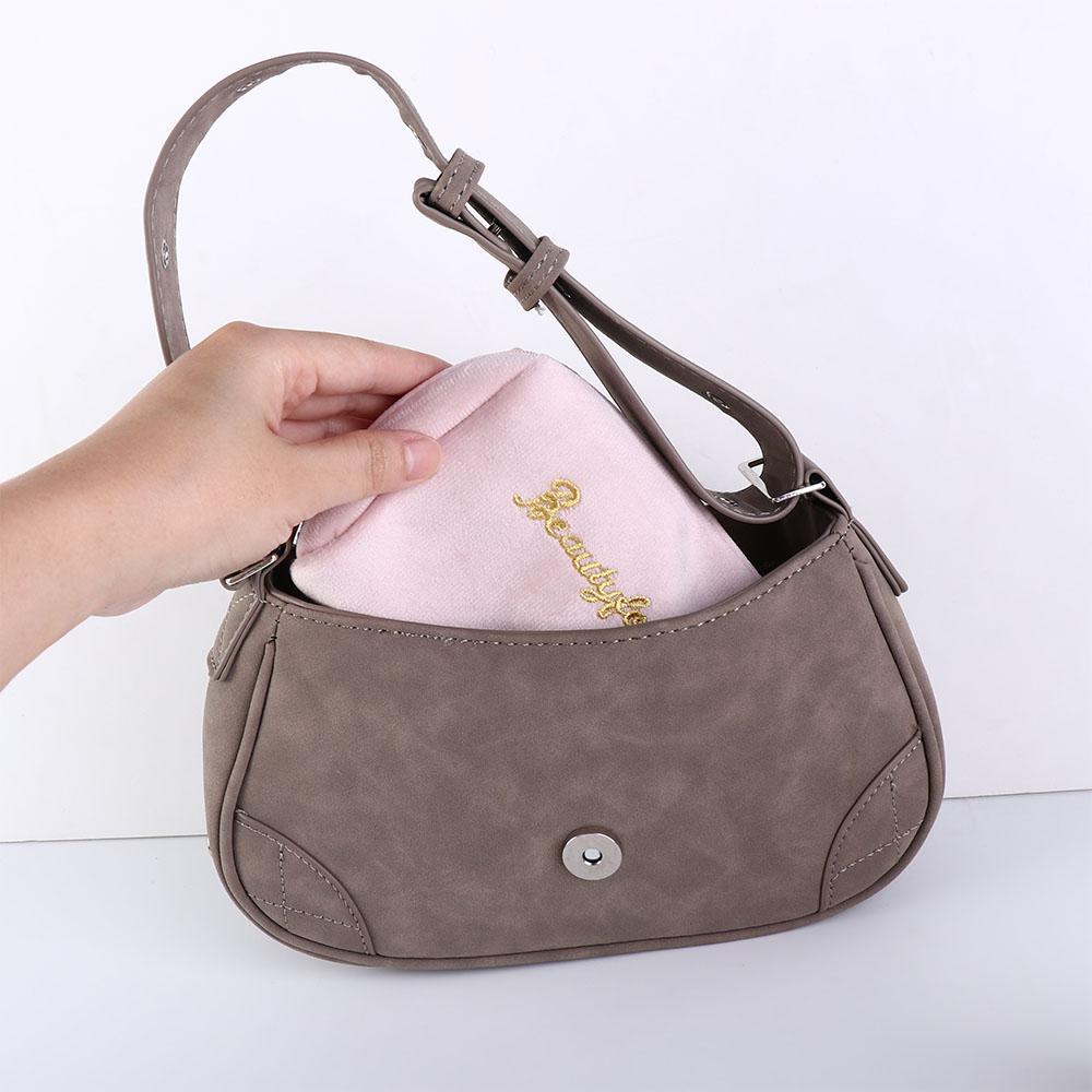 Женские мини-сумки для макияжа из бархата на молнии, косметички, сумки для помады