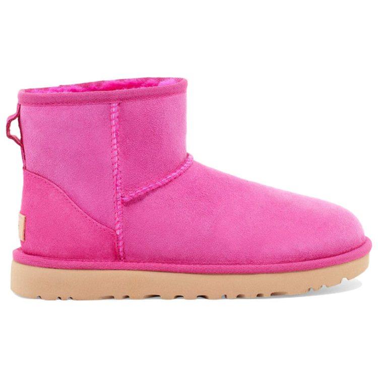 UGG Классические мини II Ботинки Снегоступы Розовые Женские 1016222-RCR