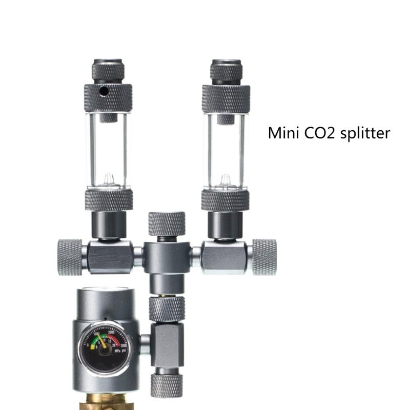 Двухходовой регулятор CO2 с обратными клапанами для гидропонных систем и аквариумов, коррозионностойкий акрил J0MC