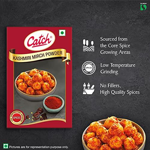Catch Kashmiri Chilli Powder 100 g x Pack of 2 | Mild Red Chilli Spice for Rich Colour, Aroma and Authentic Indian Flavours