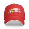 Multifunction Double Trouble Funny Tennis With Tennis Balls Sandwich Baseball Cap Unisex Sports Casual Caps Golf Hat Fishing