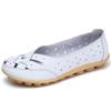 Women Flats Soft Genuine Leather Flat Shoes Woman Loafers Oxford Shoes For Women White Shoes Moccasins Slipony Plus Size 35-44