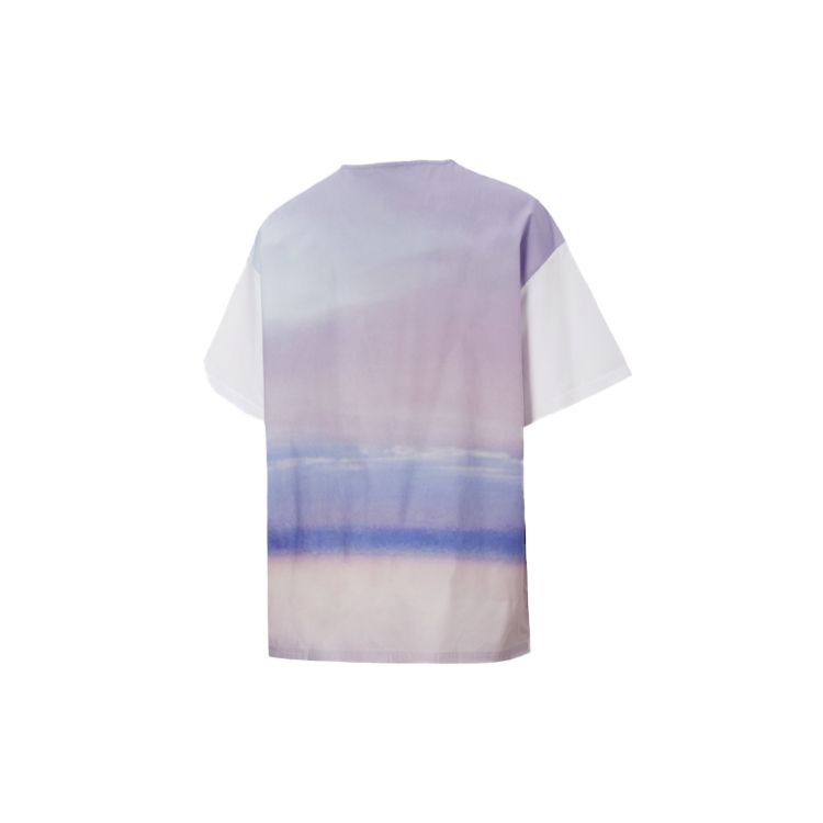 Puma Back Graphic Short Sleeve T-Shirt Unisex Tops White 59901252